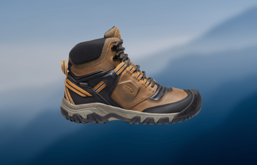 Keen Ridge Flex Mid WP walking boot is on the list for the best walking boots for men