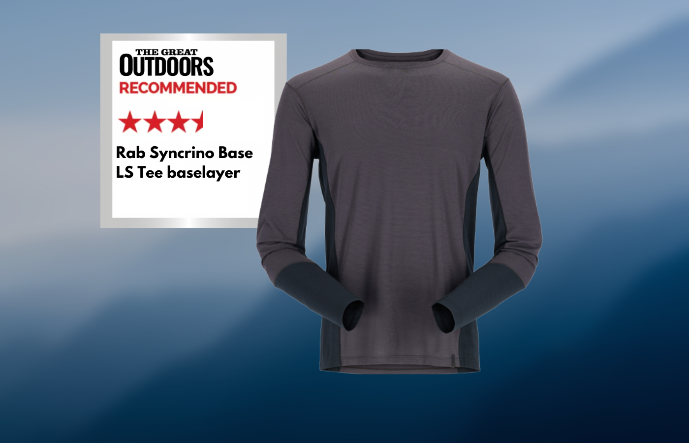 Rab Syncrino Base LS Tee baselayer TGO Magazine