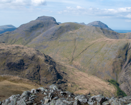 Great Gable from the summit of Glaramara