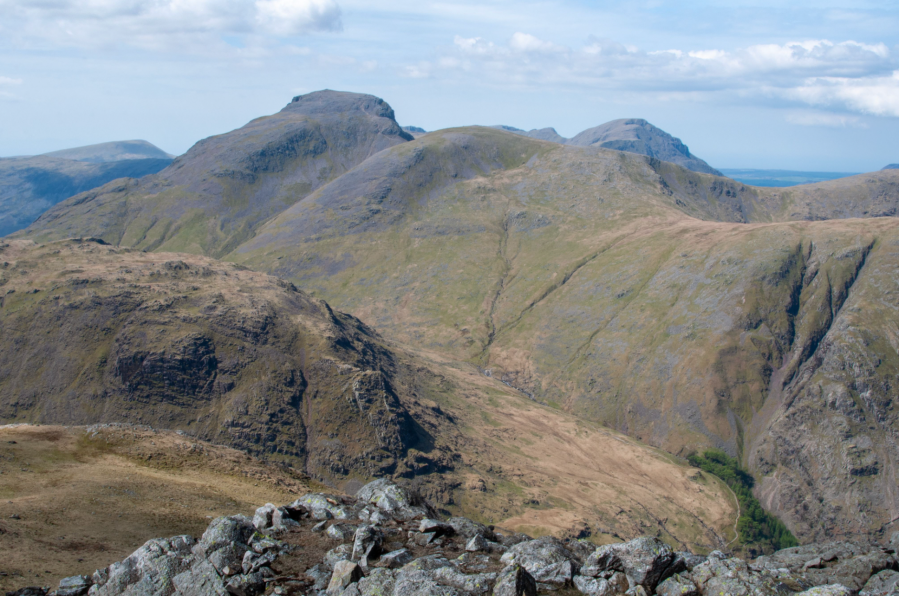 Great Gable from the summit of Glaramara