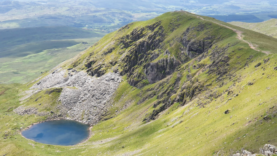 Dow Crag - Blind Tarn and Brown Pike.