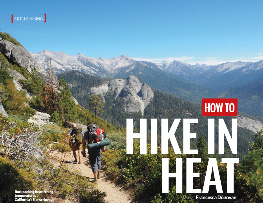 Wainwrights issue July 2023 - how to hike in heat 