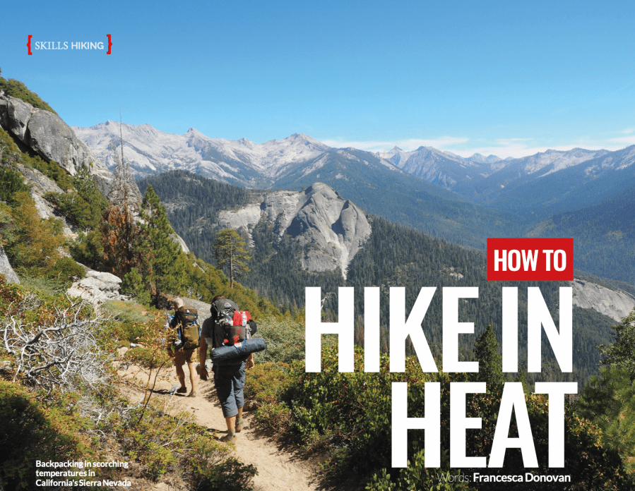 Wainwrights issue July 2023 - how to hike in heat 