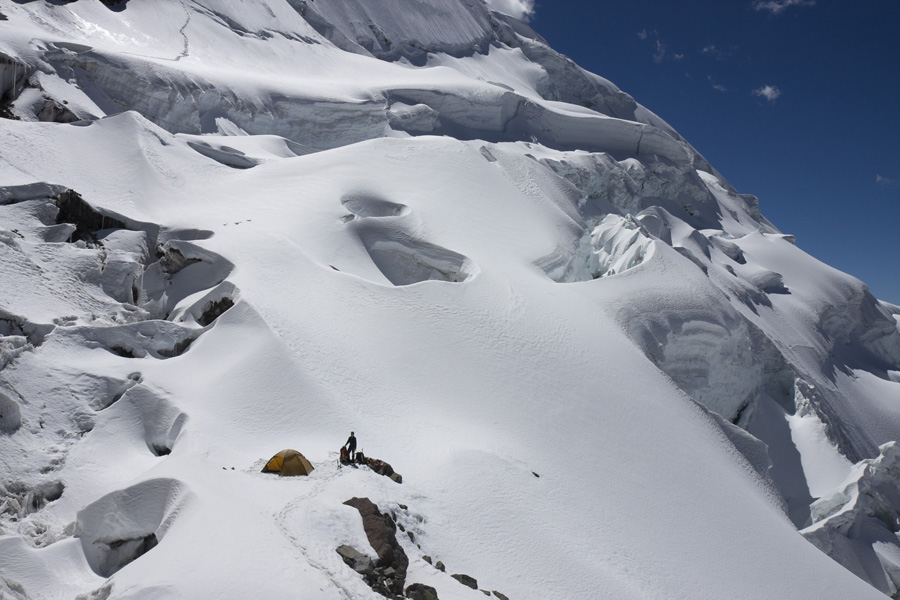 The fully freestanding Staika is one of Hilleberg’s most robust tents, meaning it can be pitched anywhere, even on exposed mountainsides.