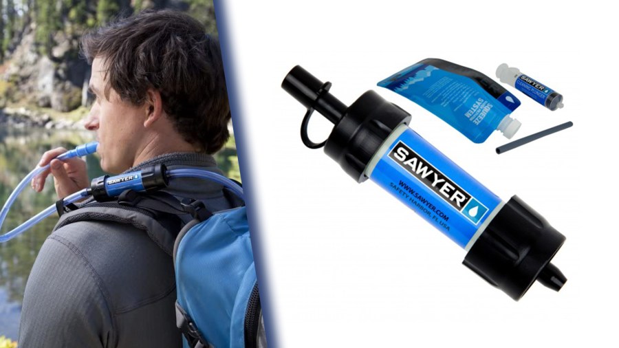 best backpacking water filters: Sawyer mini