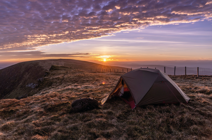 Wild camping is a must on the Cambrian Way, one of the best long-distance trails in the UK.