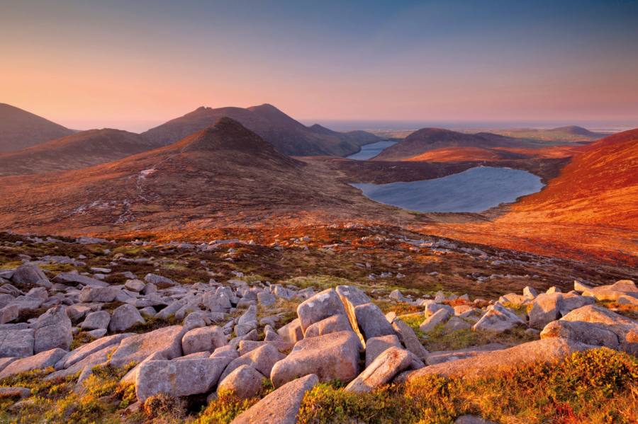 Sunrise from Slieve Loughshannagh. Credit: Shutterstock