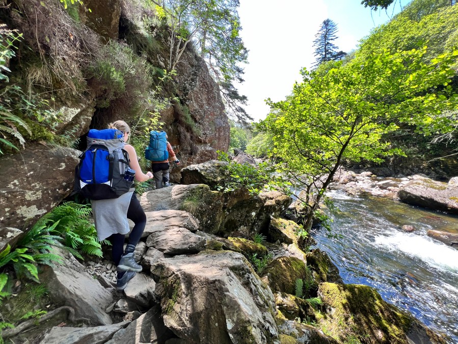 The Pass of Aberglaslyn on the Snowdonia Slate Trail. Credit: Alex Roddie