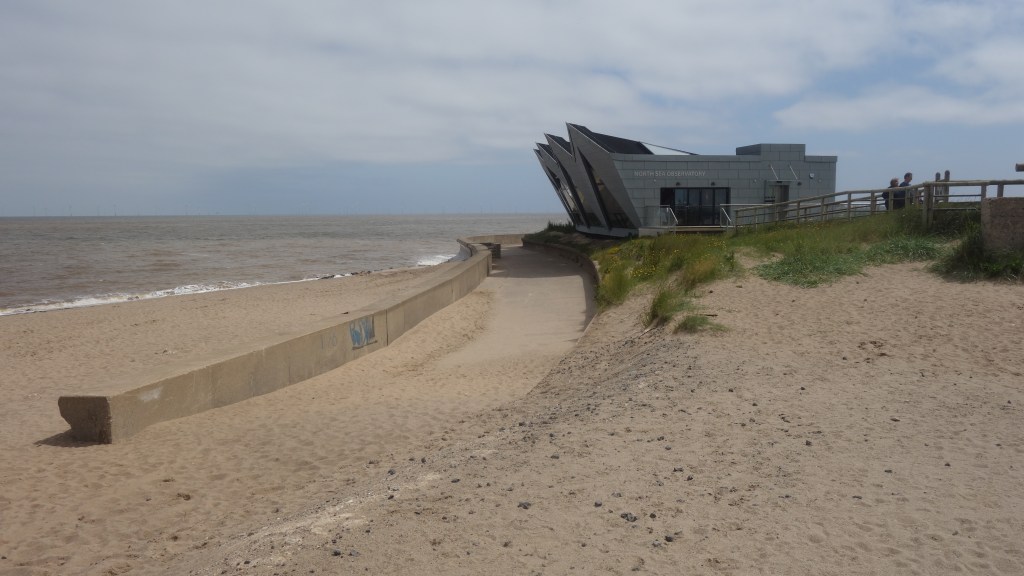 Lincs Coast Path Chapel Point North Sea Observatory stile-free walks