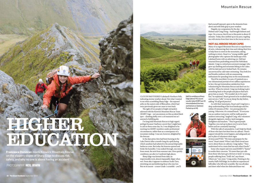 Boost your confidence in the mountains with the August 2023 issue of The Great Outdoors