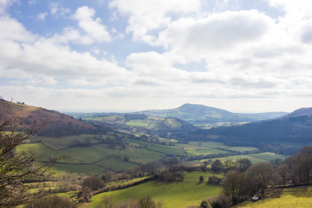 9. The Skirrid from the lower part of Hatterrall Hill.JPG