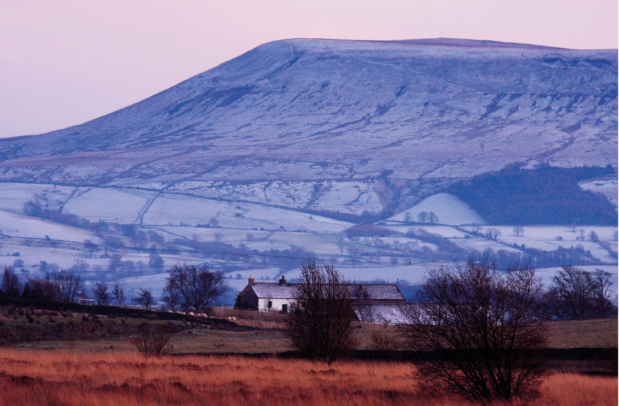 Pendle Hill exerting a brooding presence over the Ribble valley__credit Andy Carson.jpg