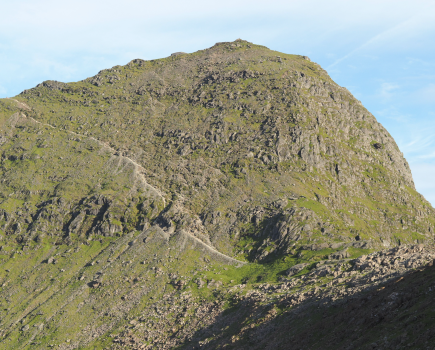 The summit of Yr Wyddfa from the Watkin Path. Credit: Alex Roddie