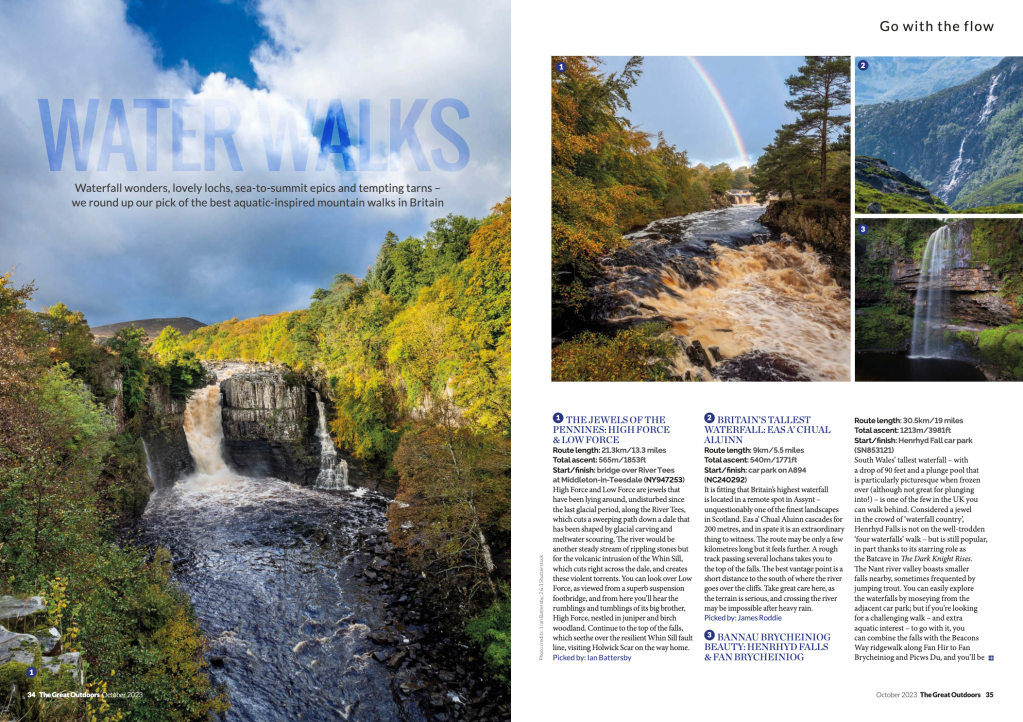 Water walks sea to summit Ocotber 2023 issue