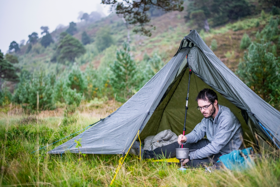 A wild camp in Glen Feshie. Credit: James Roddie