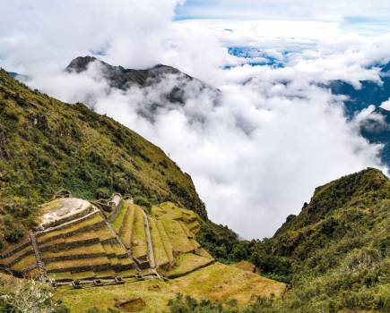 bucket list treks - Phuyupatamarca, an impressive archaeological site located along the Inca Trail to Machu Picchu.