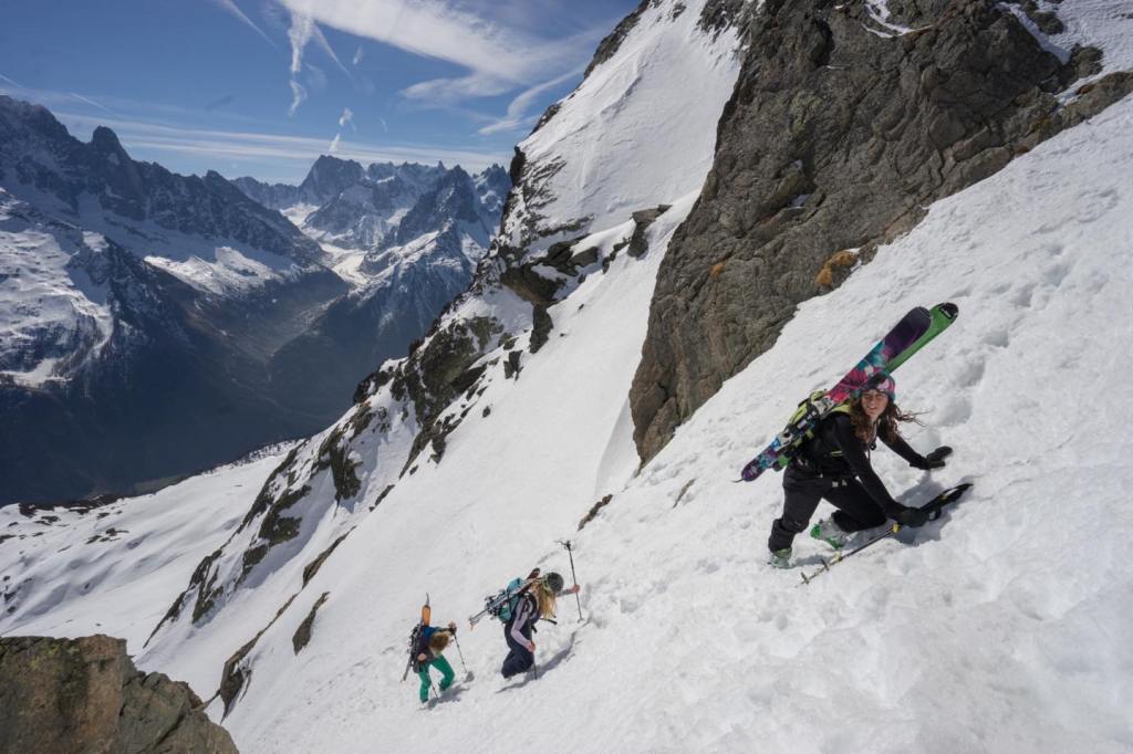 Vicki McCreadie in Chamonix