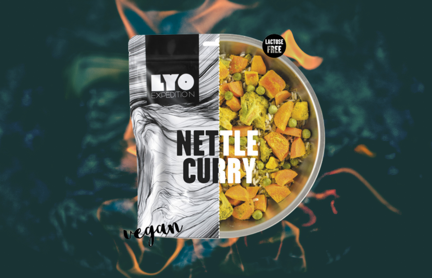 LYO Expedition Nettle Curry - best vegetarian backpacking meals