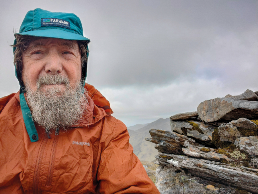 Rough Bounds Trip Report - On the summit of Ben Aden. Paramo Cap & Patagonia Houdini jacket.JPG