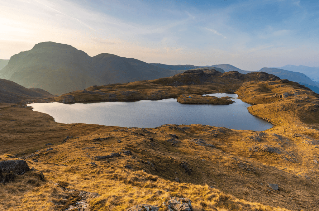 water walks - sprinkling tarn lake district