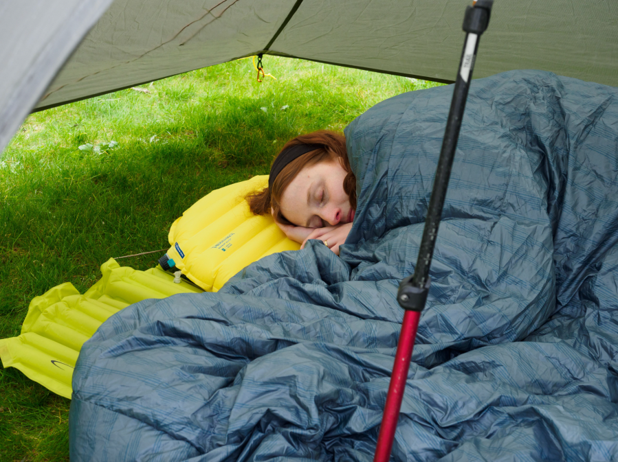 how to sleep well while backpacking - credit Alex Roddie