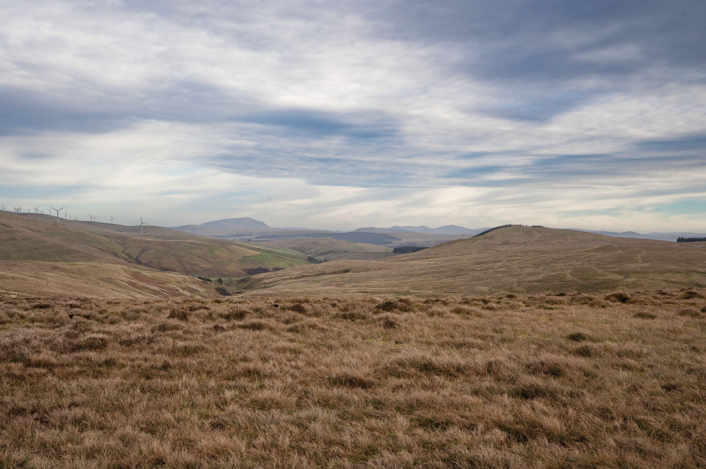 08_Looking north east from Wee Hill towards Tinto 