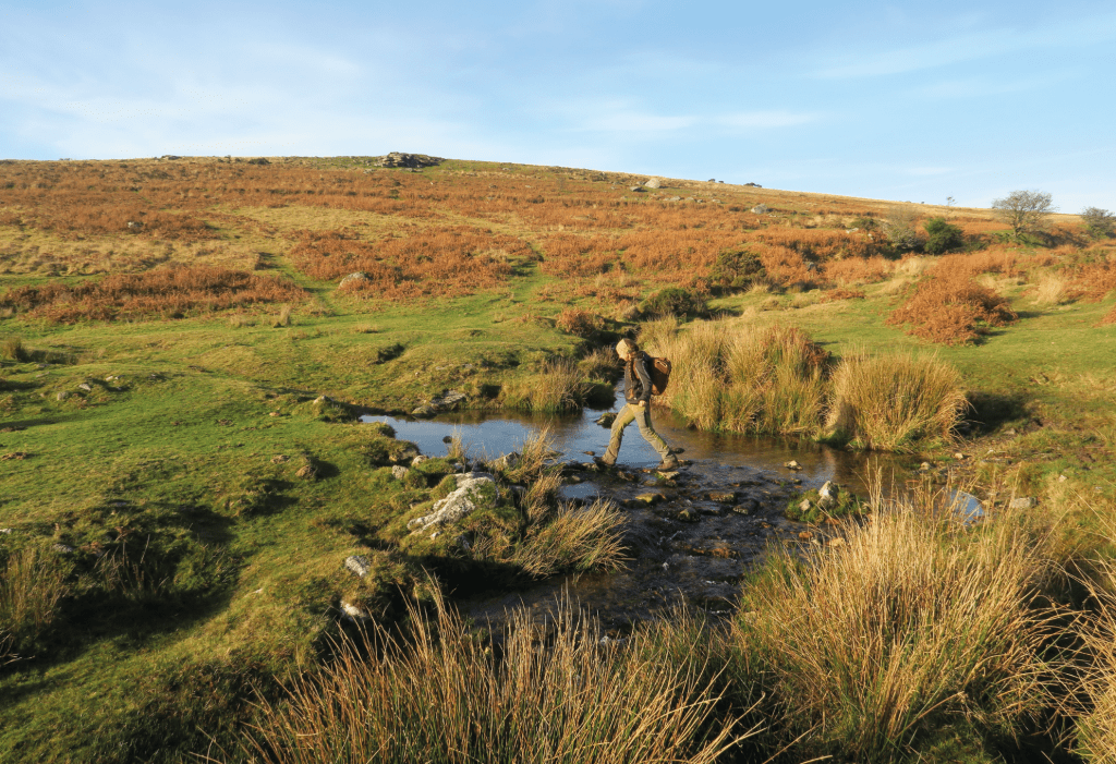 1. Crossing the stream below Whitchurch Common.- Tim Gent