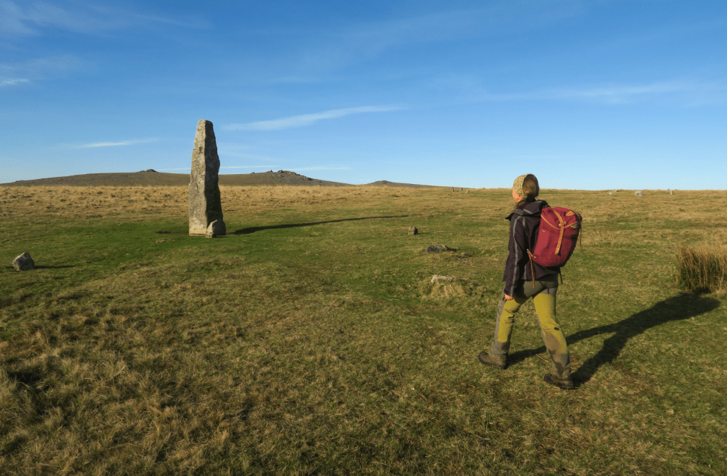 7. The standing stone at Merrivale. - Tim Gent
