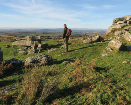 3. Looking out from Feather Tor. - Tim Gent