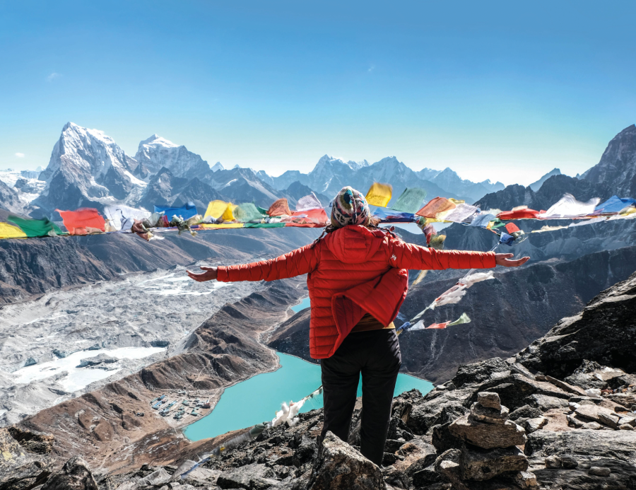 Cover: The view from Gokyo Ri, a trekking summit in Nepal | Credit: Shutterstock