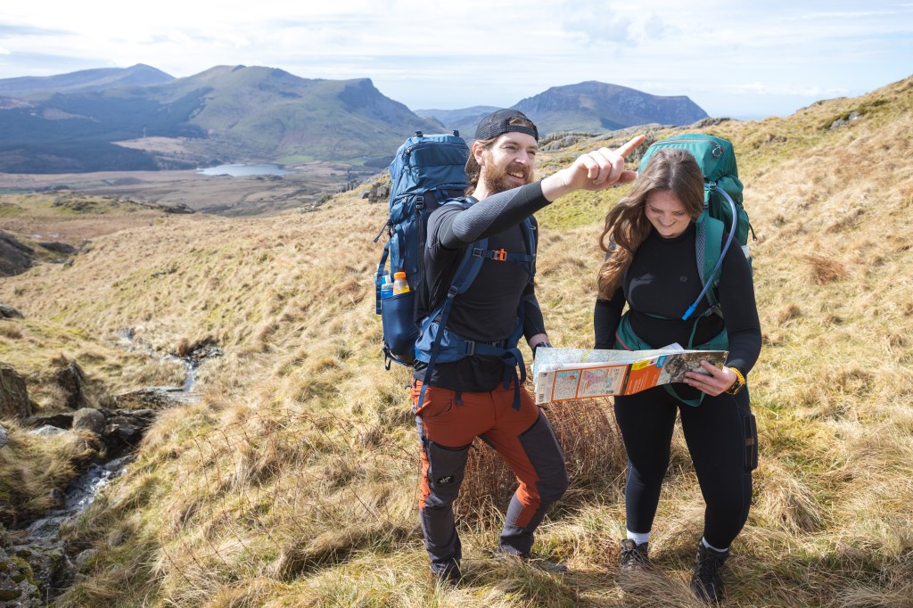 Navigating back to the Rhyd-ddu path. Credit: Benjamin Cannon