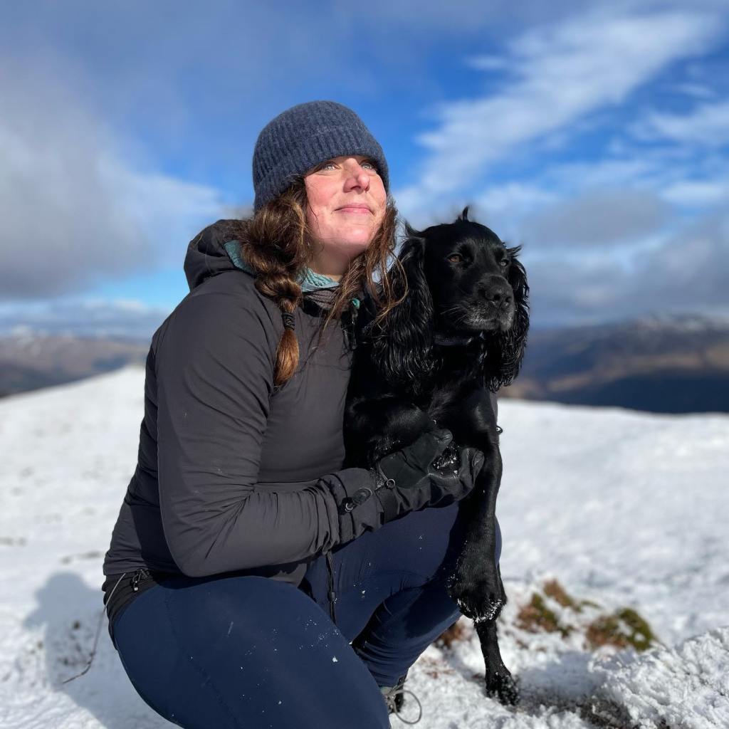 On Ben Ledi with Louie. Credit: Vicki McCreadie / Faye Preen