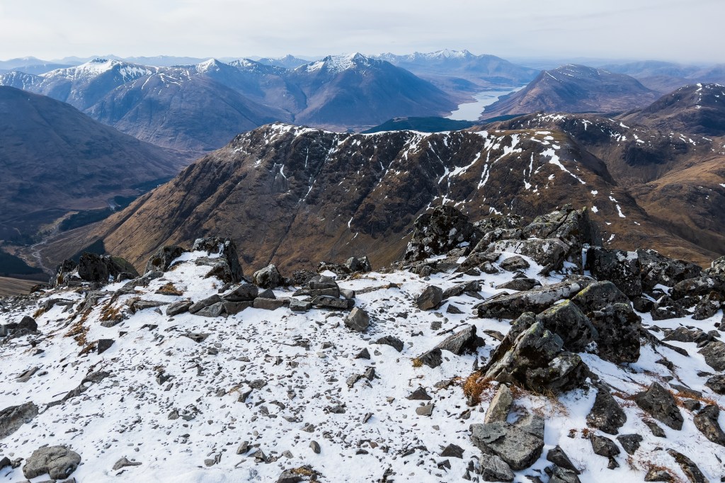 6 Glen Etive from the summit of Bidean nam Bian