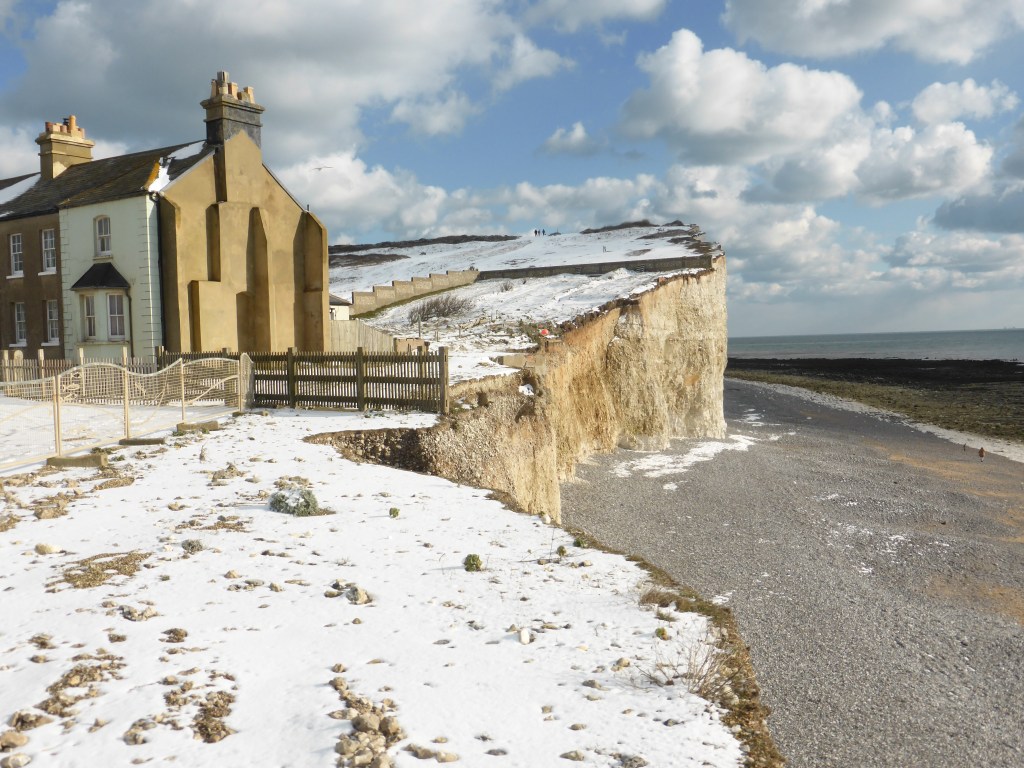 Beachy Head - Birling Gap's remaining cottages (others lost to coastal erosion)