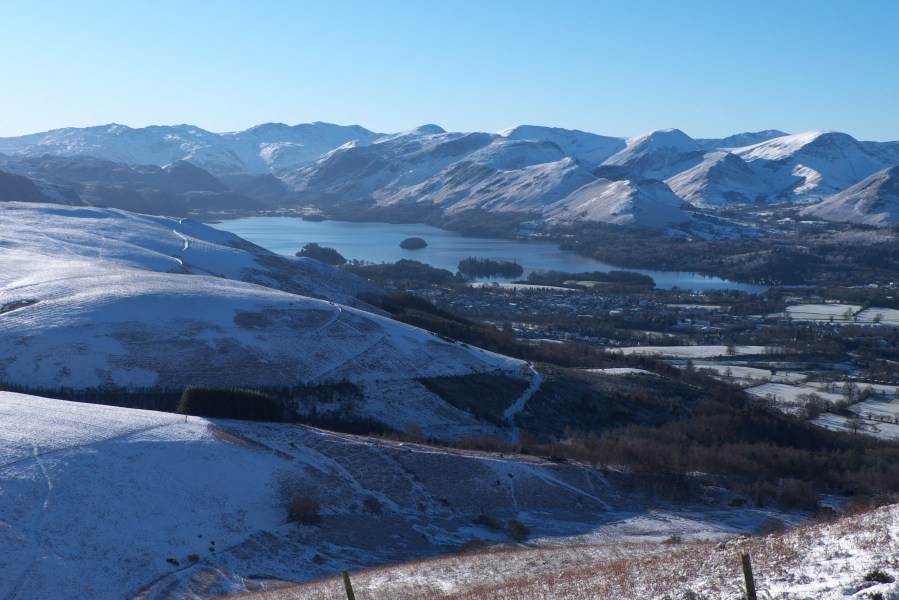 Looking back towards Derwentwater from the 'tourist' path_DSCF2547