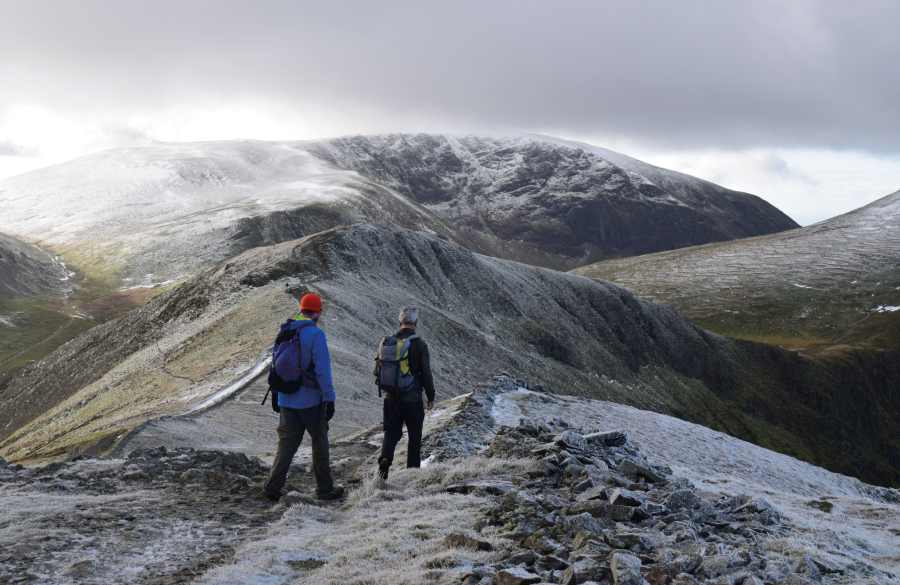 Descending off the summit of Grisedale Pike (2)