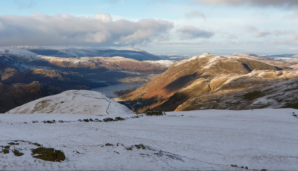 Looking north to Ullswater and Place Fell