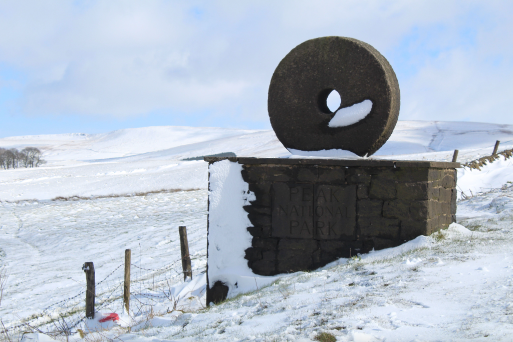 01 The millstone marks your entrance to the Peak District National Park