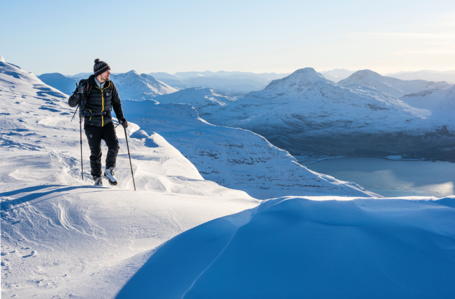 Views down towards Loch Torridon. Credit: James Roddie winter mountains