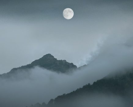A full moon in the Caucasus. Credit: Constantine Vopilovsky.