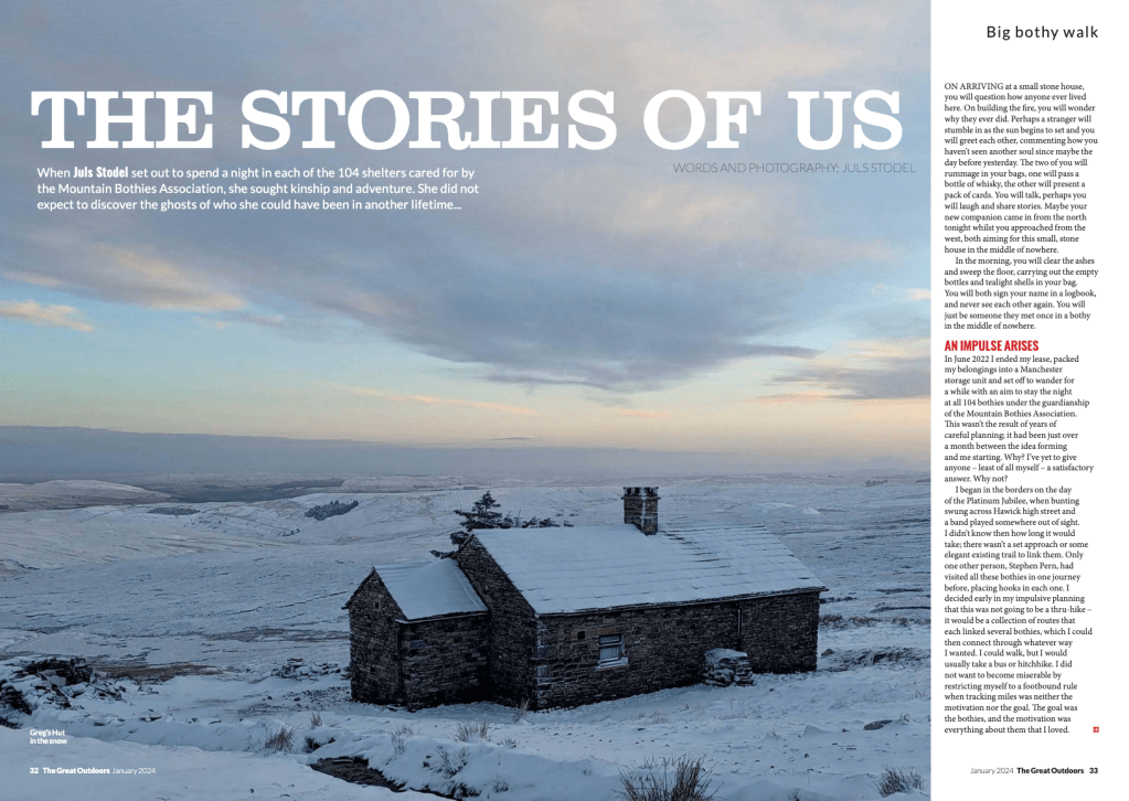 Juls Stodel winter magic bothy