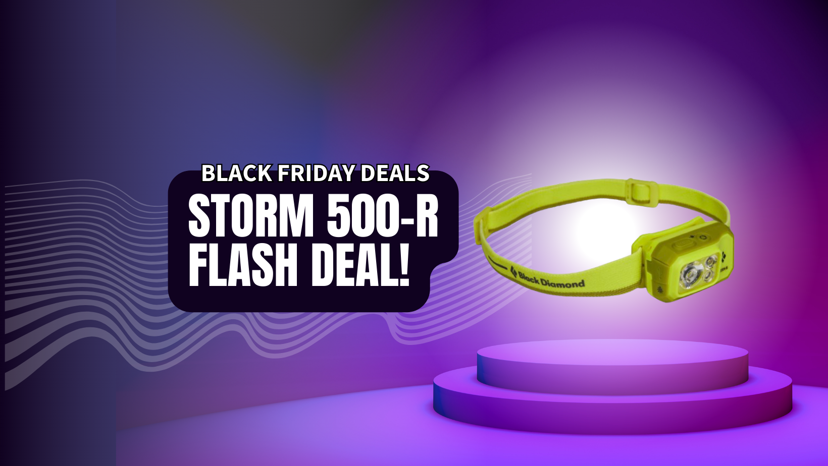 NextImg:Black Friday Flash Deal: Black Diamond Storm 500-R Headlight