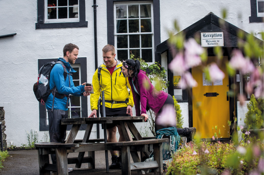 Britain's best pub walks - Enjoying the food and good vibes at Kirkstile Inn. Picture credit Jessie Leong (2)