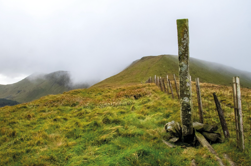 Boundary Stone below Cadair Berwyn 04