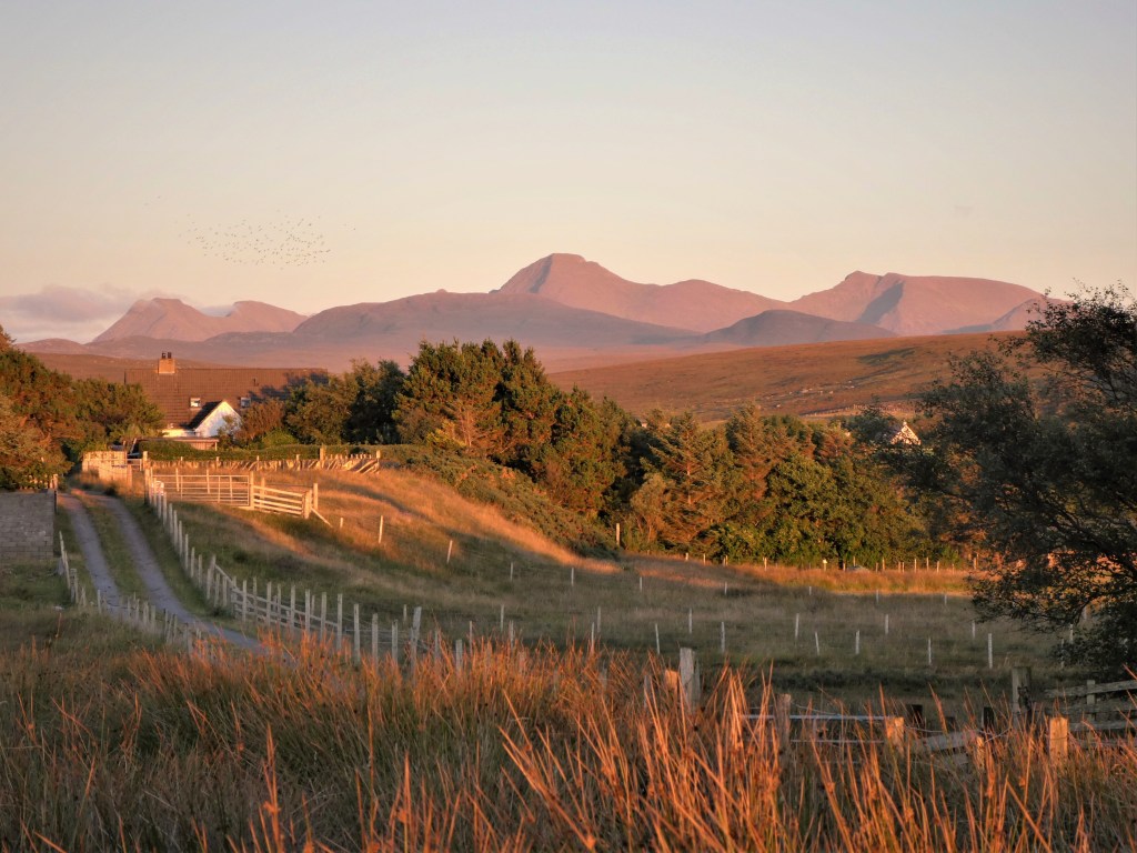 Windswept - A late summer evening on Red River Croft and surrounding mountains.