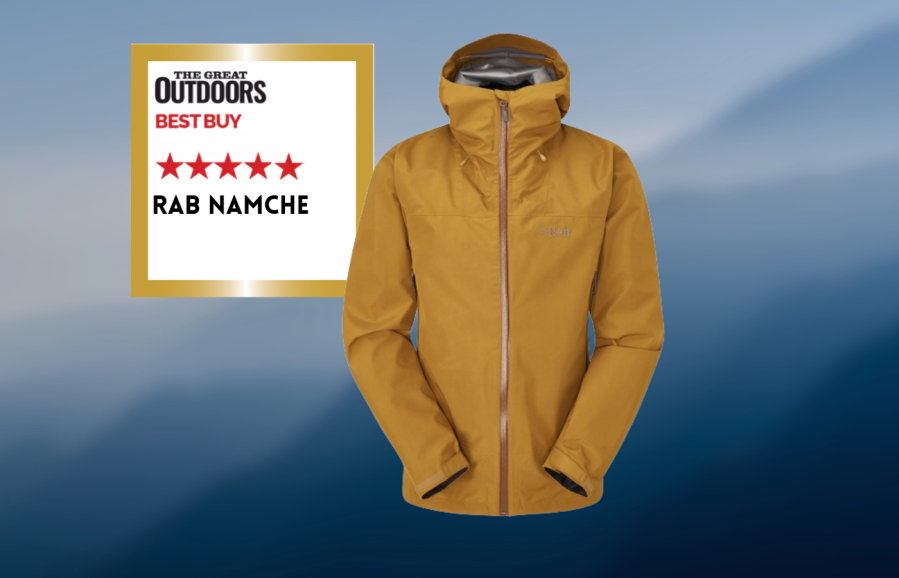 Rab Namche waterproof jacket given 5 stars