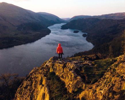 Escape the city issue cover - Overlooking Thirlmere from Raven Crag. Credit: Shutterstock