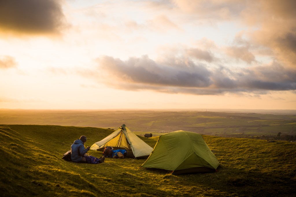 Go walking or camping with someone else.