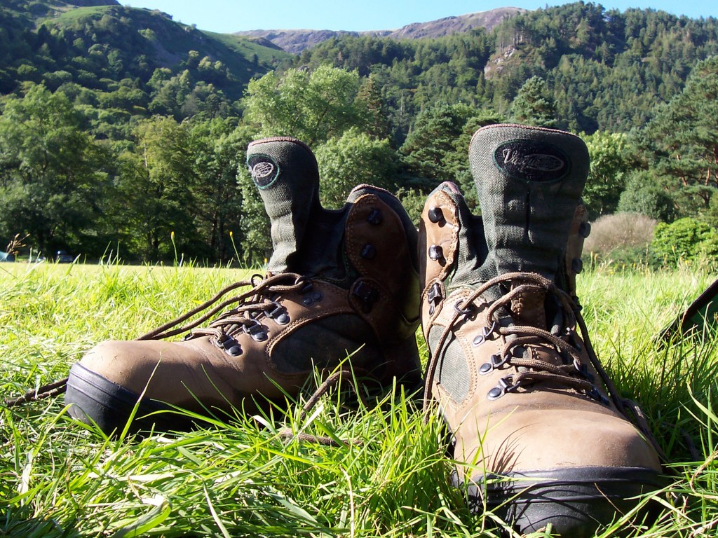 foot care for hikers - Traditional boots still have their place. Let personal preference be your guide. Credit: Alex Roddie