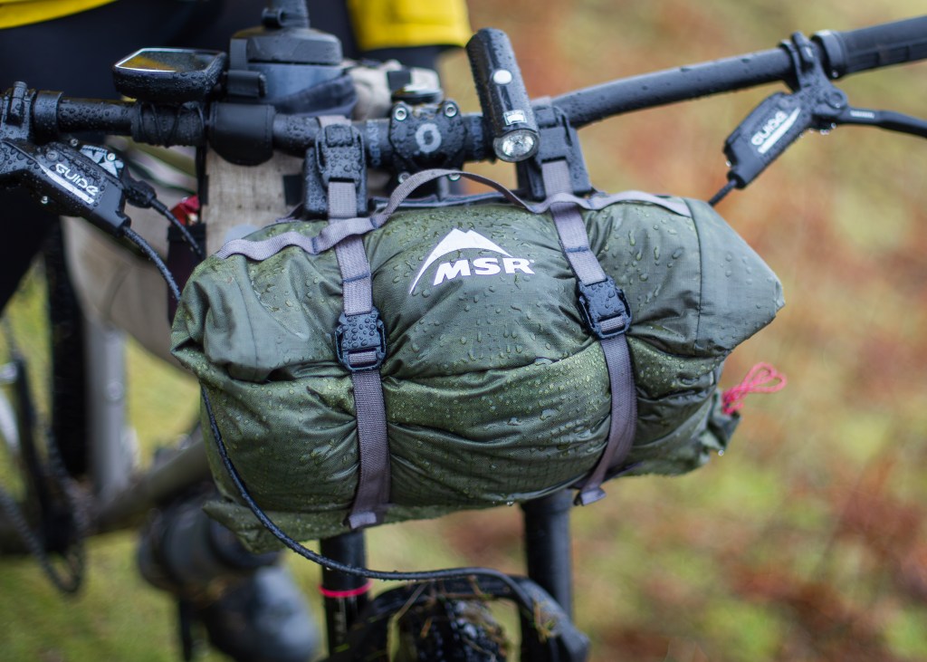 The packable MSR Hubba Hubba Bikepack 2. Credit: Ray Wood